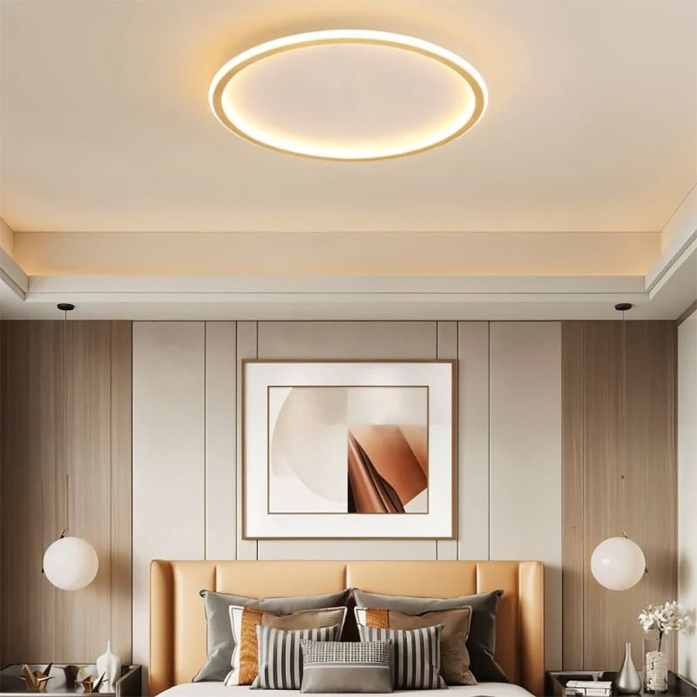 Modern Ultra-thin Round Low Ceiling Light View 17