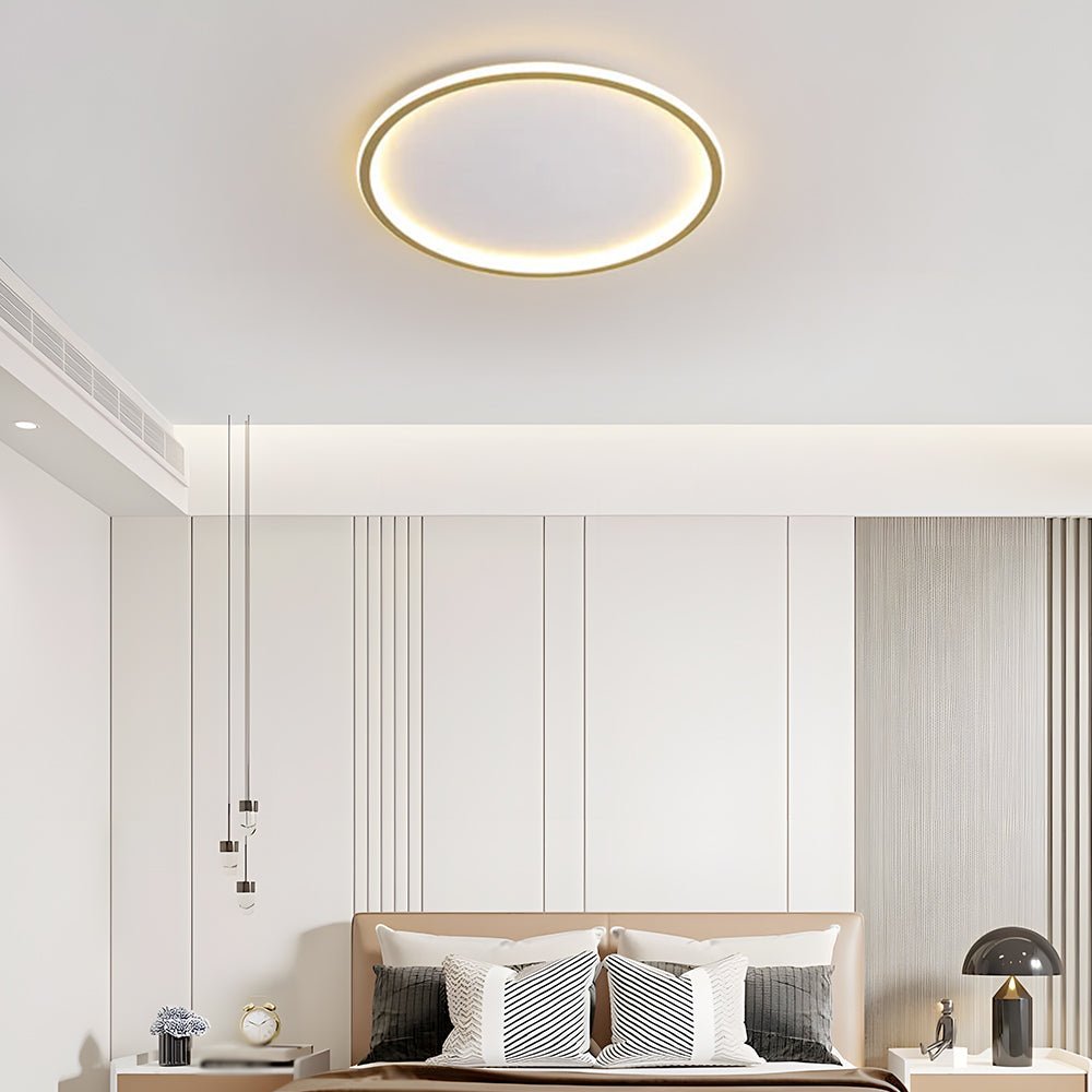 Modern Ultra-thin Round Low Ceiling Light View 20