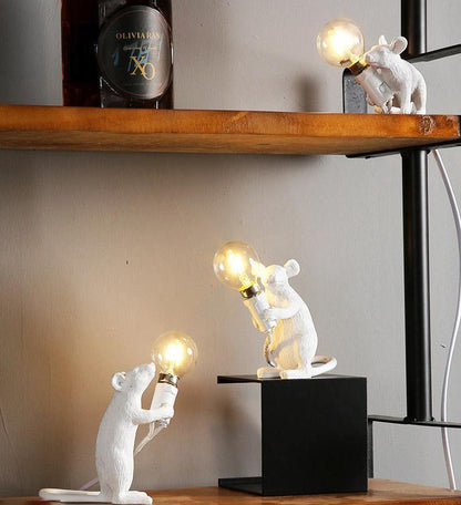 Playful Table Lamp in Unique Mouse Design | Creative Decoration Lighting for Home