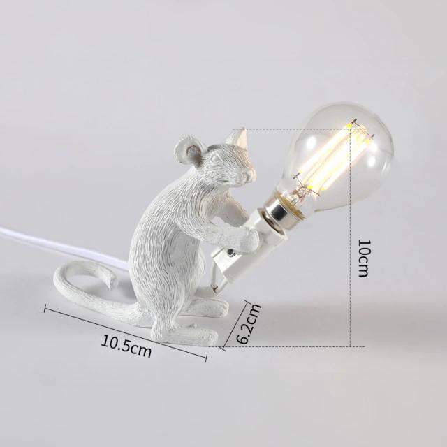 Playful Table Lamp in Unique Mouse Design | Creative Decoration Lighting for Home