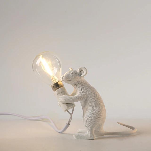 Playful Table Lamp in Unique Mouse Design | Creative Decoration Lighting for Home