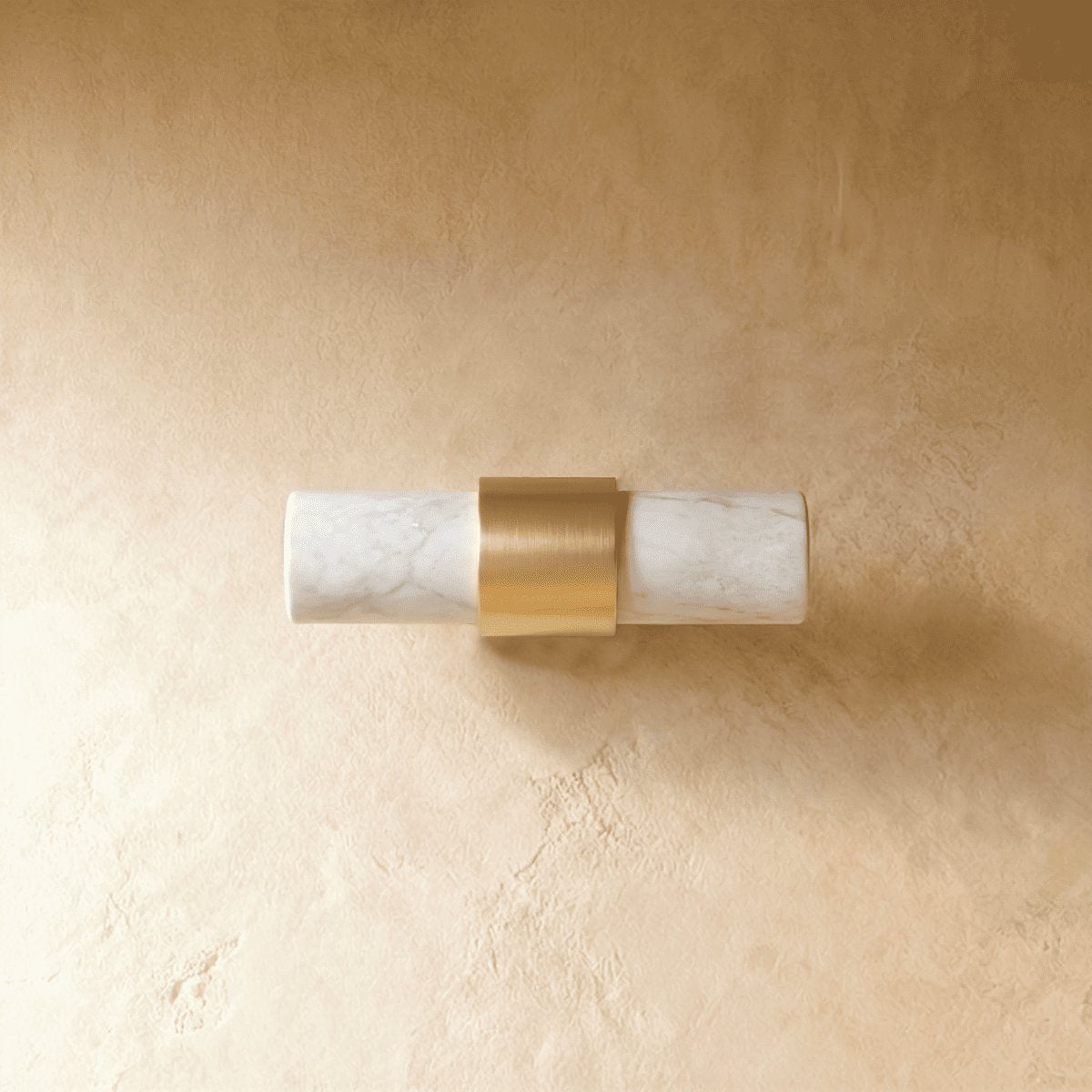 Natural Marble Cabinet Knob Pull Bar Cylindrical Detail
