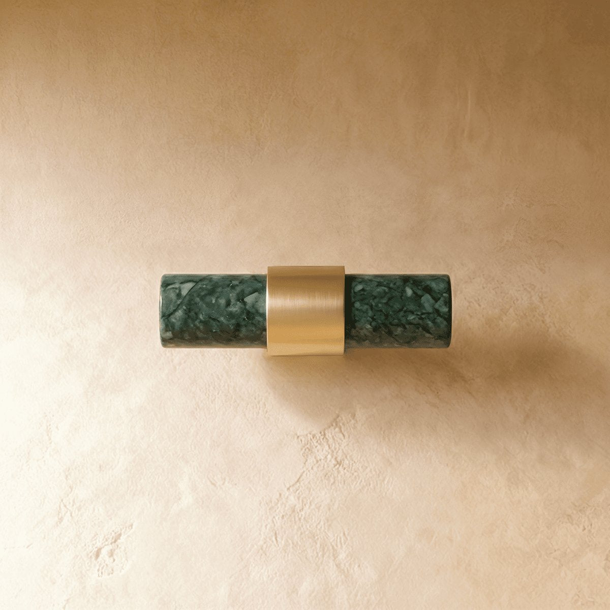 Natural Marble Cabinet Knob Pull Bar Cylindrical Front