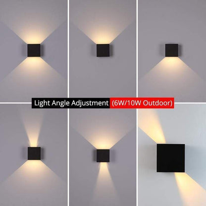 Nexu Modern Adjustable Square Outdoor Wall Lamp LED View 17