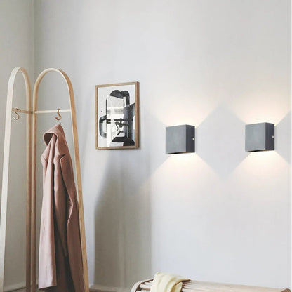 Nexu Modern Adjustable Square Outdoor Wall Lamp LED View 22