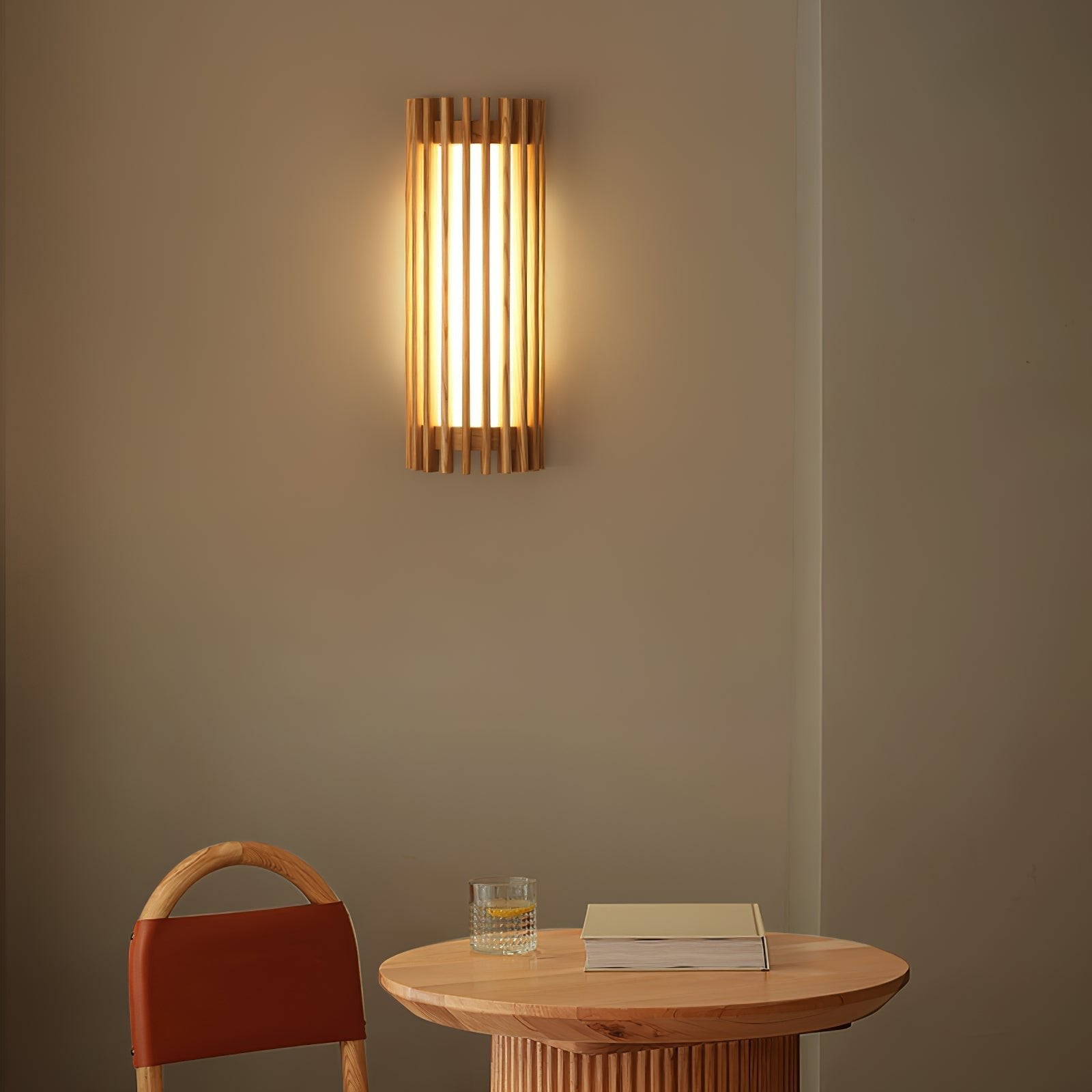 Neyra Walnut Indoor Wall Lamp Alternate