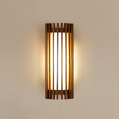Neyra Walnut Indoor Wall Lamp Side