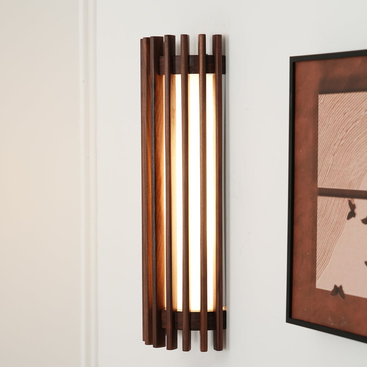 Neyra Walnut Indoor Wall Lamp View 25