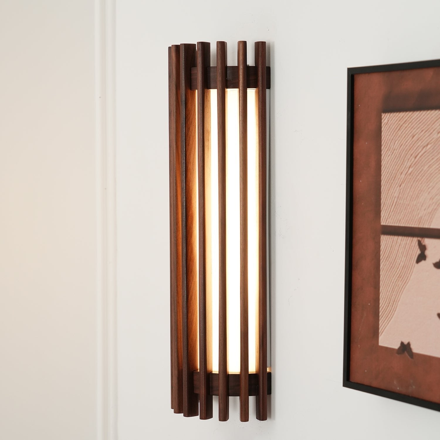 Neyra Walnut Indoor Wall Lamp View 25