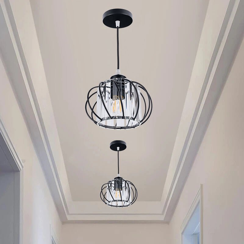 Nordic Simple Globular Glass Hallway Pendant Lighting Hero