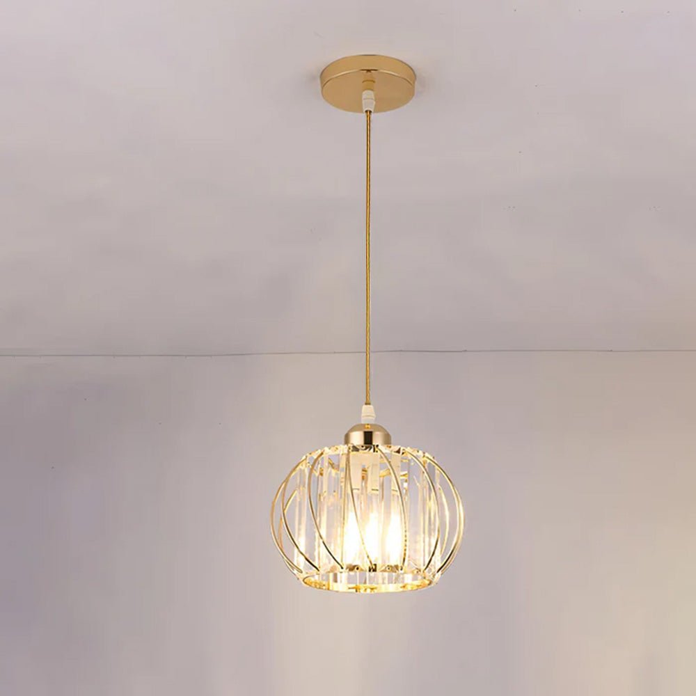 Nordic Simple Globular Glass Hallway Pendant Lighting View 16