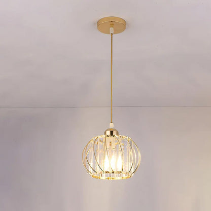 Nordic Simple Globular Glass Hallway Pendant Lighting View 16