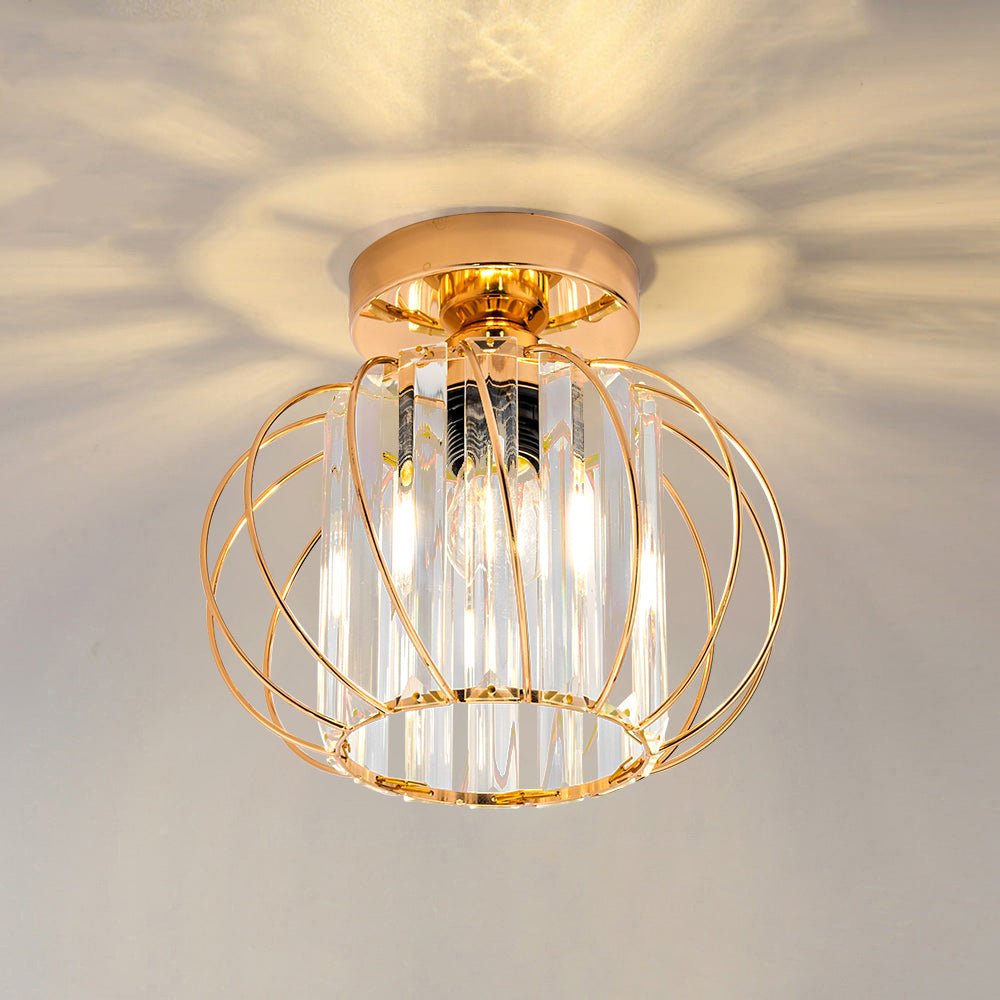 Nordic Simple Globular Glass Hallway Pendant Lighting View 21