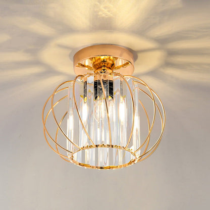 Nordic Simple Globular Glass Hallway Pendant Lighting View 21