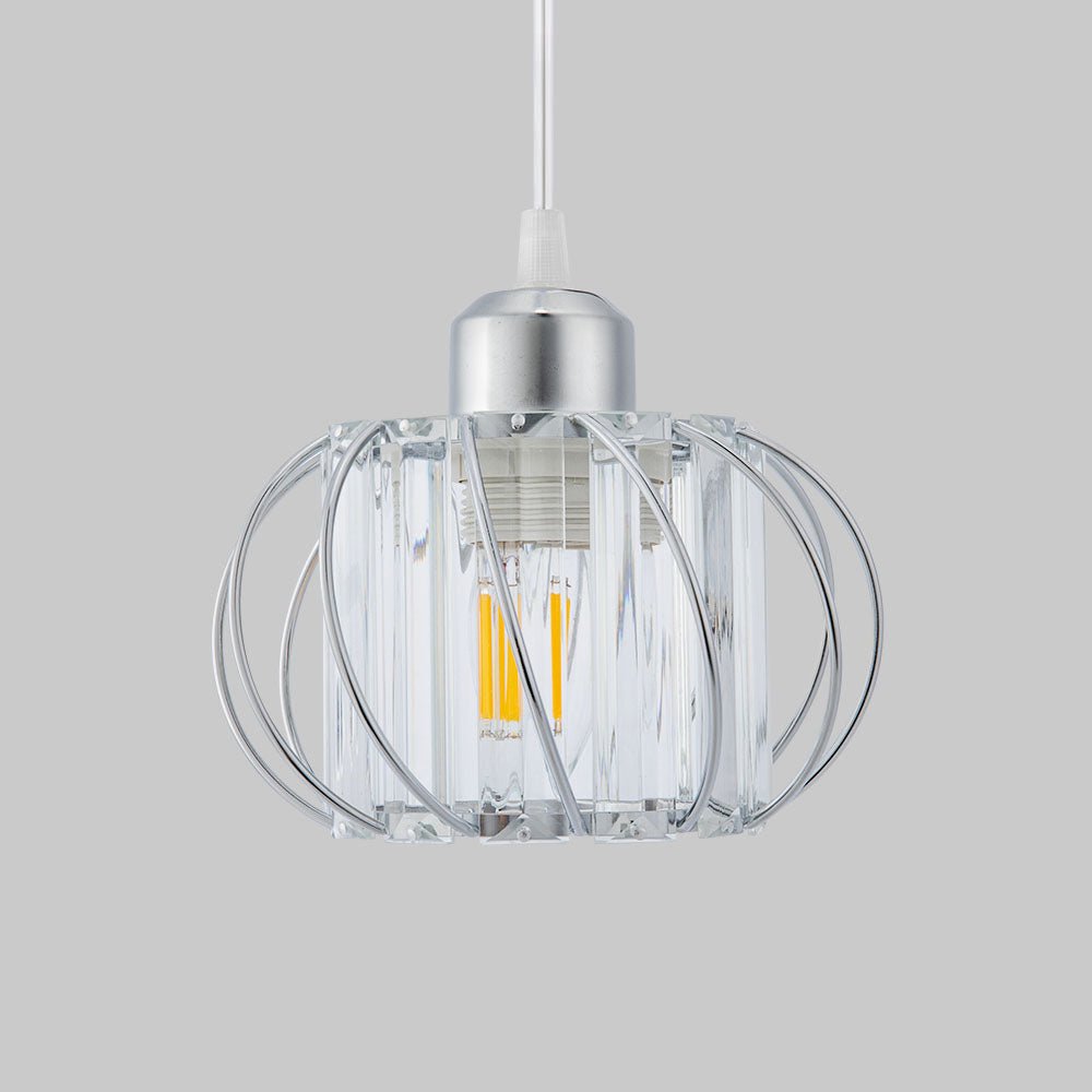 Nordic Simple Globular Glass Hallway Pendant Lighting View 26