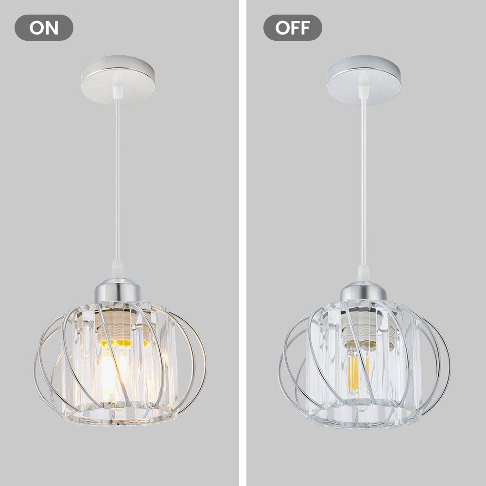 Nordic Simple Globular Glass Hallway Pendant Lighting View 29
