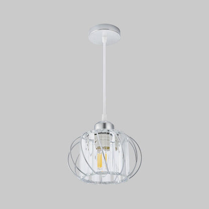 Nordic Simple Globular Glass Hallway Pendant Lighting View 30