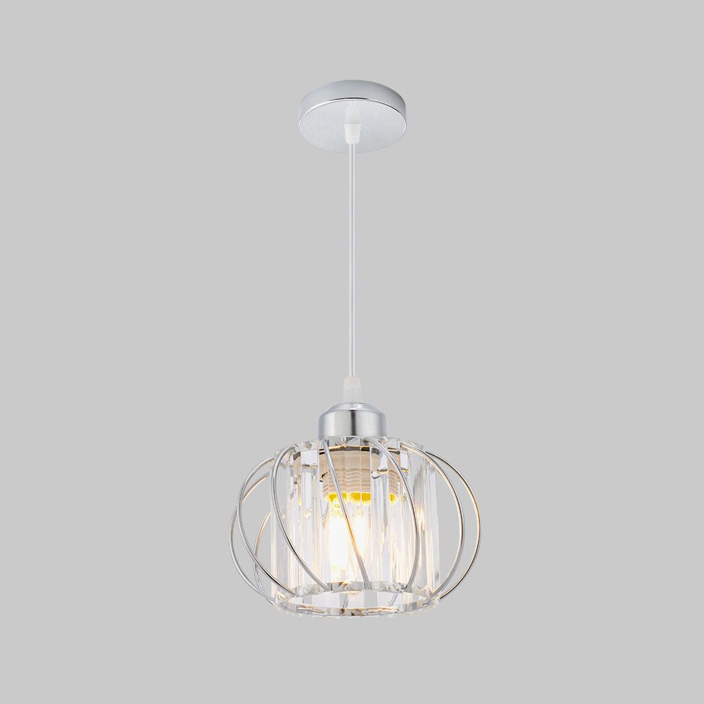 Nordic Simple Globular Glass Hallway Pendant Lighting View 31