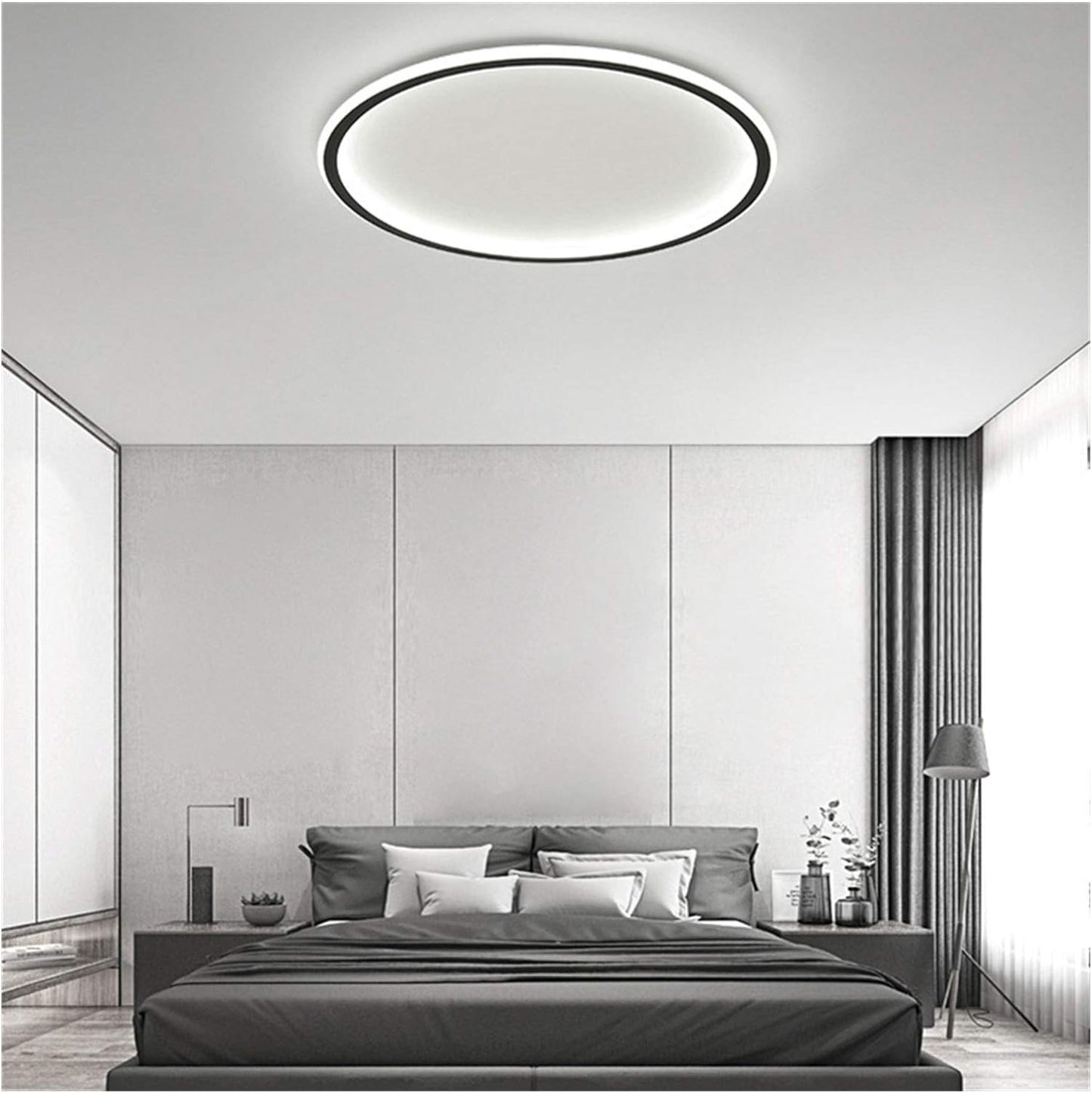 Nordic Style Disc LED Ceiling Lighting Detail