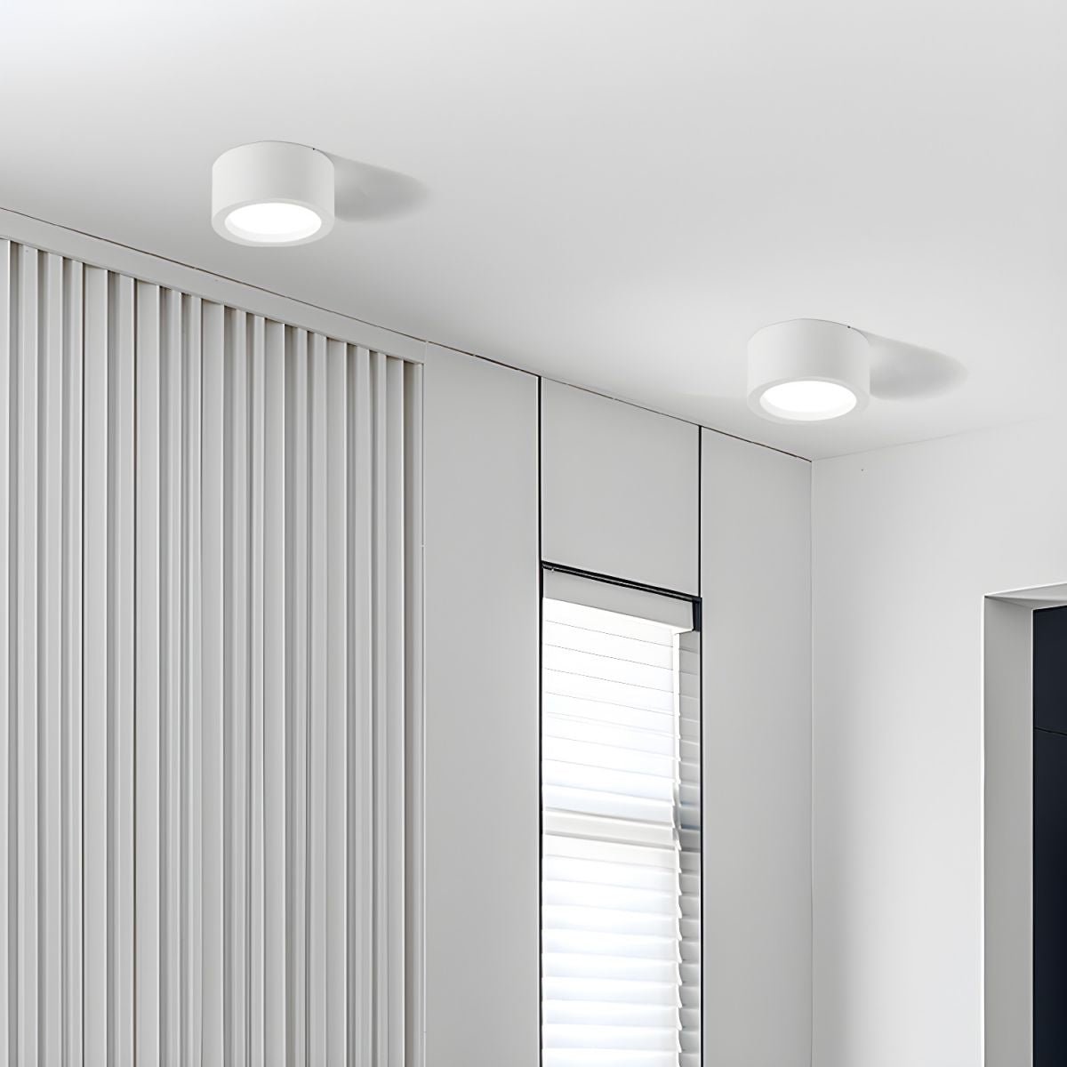 Nordic Style Indoor Surface Flush Ceiling Lights Side