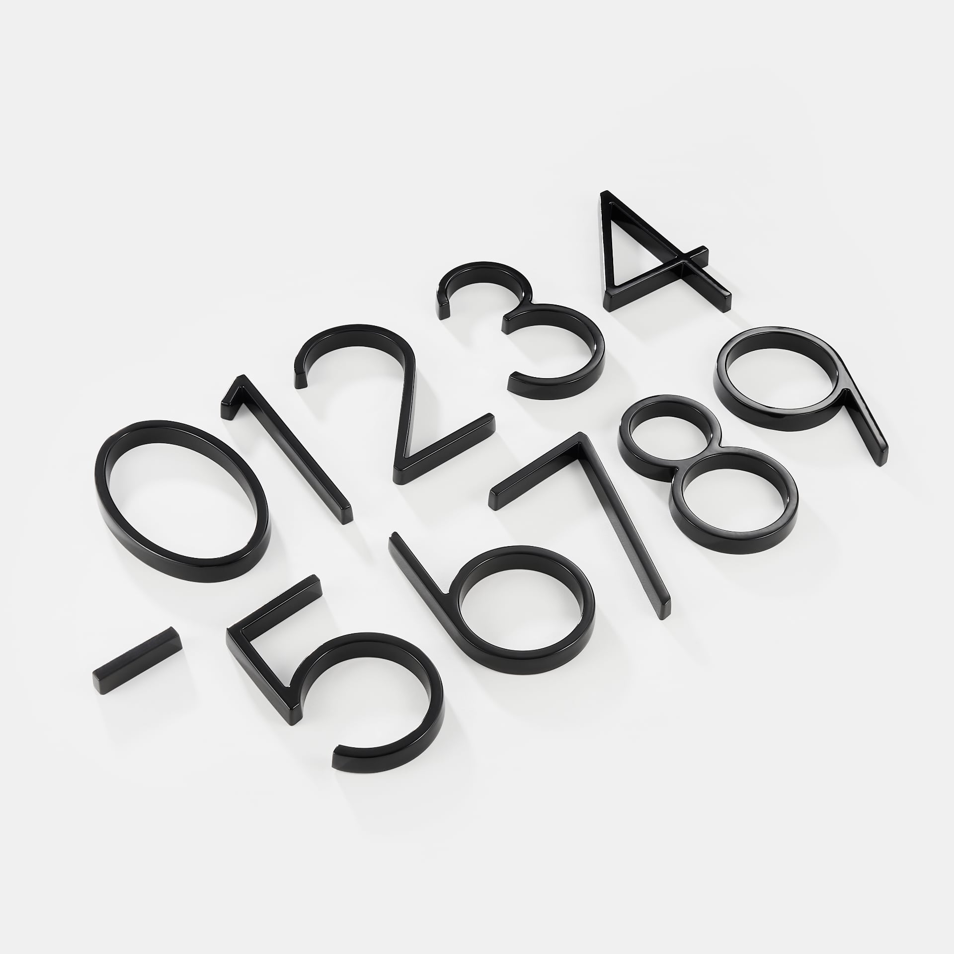 Modern House Numbers & Letters 3D Floating | Outdoor for Front Door & Wall