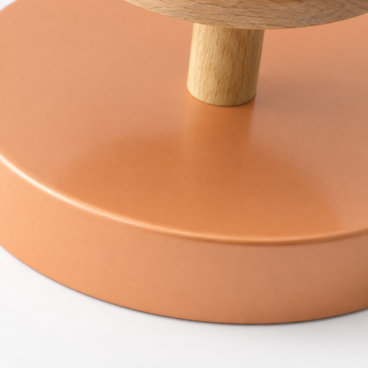 Plafonnier moderne en fer avec abat-jour cylindrique rond