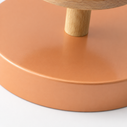 Plafonnier moderne en fer avec abat-jour cylindrique rond