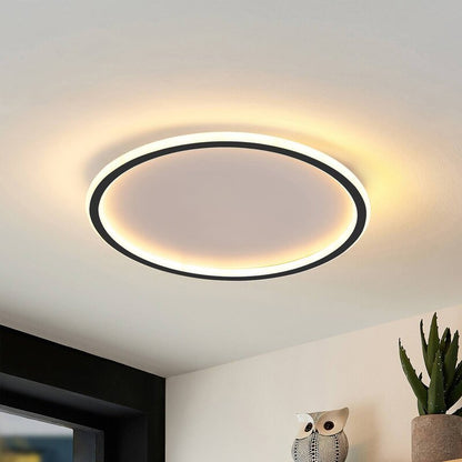 Quasso Flush Mount Ceiling Light Modern LED Round Angle