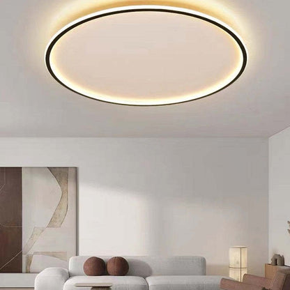 Quasso Flush Mount Ceiling Light Modern LED Round Back
