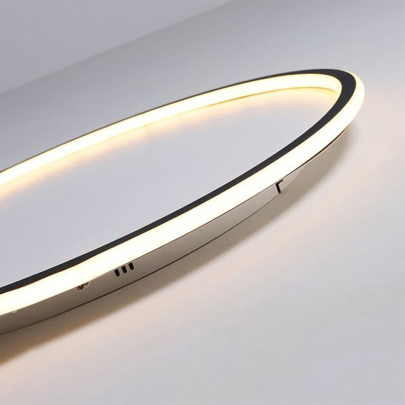 Quasso Flush Mount Ceiling Light Modern LED Round Detail