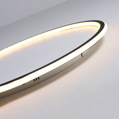 Quasso Flush Mount Ceiling Light Modern LED Round Detail