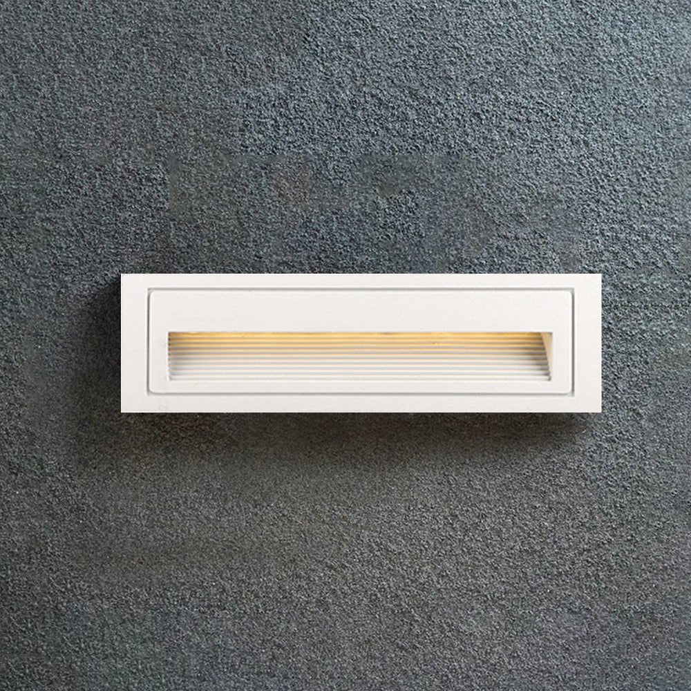 Ray Modern Metal Square Outdoor Deck/Step Light, Black View 14