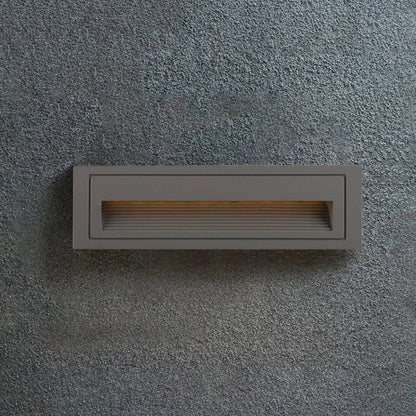 Ray Modern Metal Square Outdoor Deck/Step Light, Black View 17