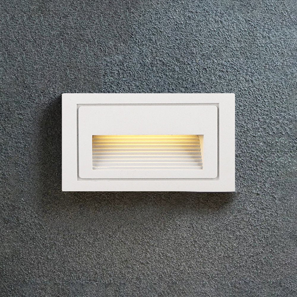 Ray Modern Metal Square Outdoor Deck/Step Light, Black View 18