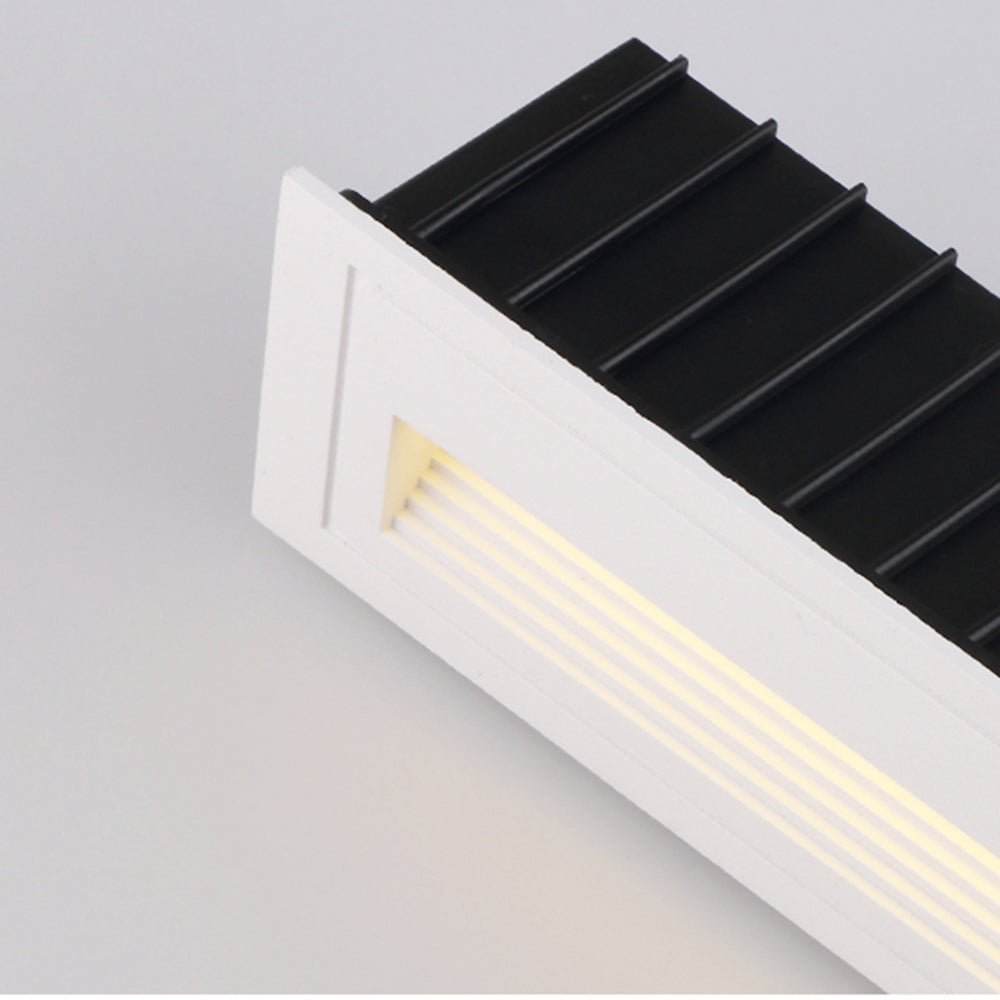 Ray Modern Metal Square Outdoor Deck/Step Light, Black View 21