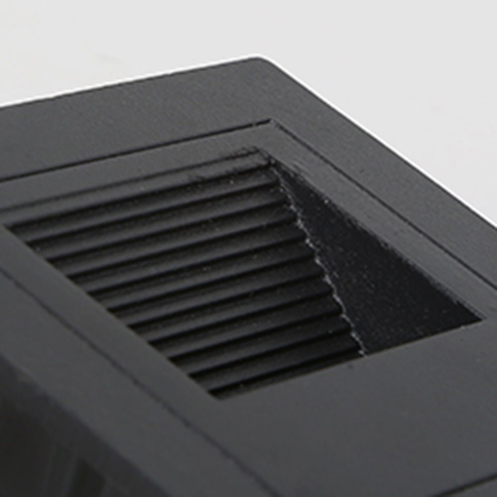 Ray Modern Metal Square Outdoor Deck/Step Light, Black View 22