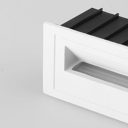 Ray Modern Metal Square Outdoor Deck/Step Light, Black View 23