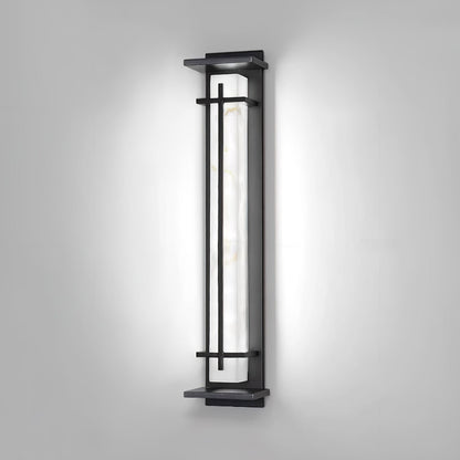 Ray Square Outdoor Wall Light  Imitation Alabaster Waterproof View 20