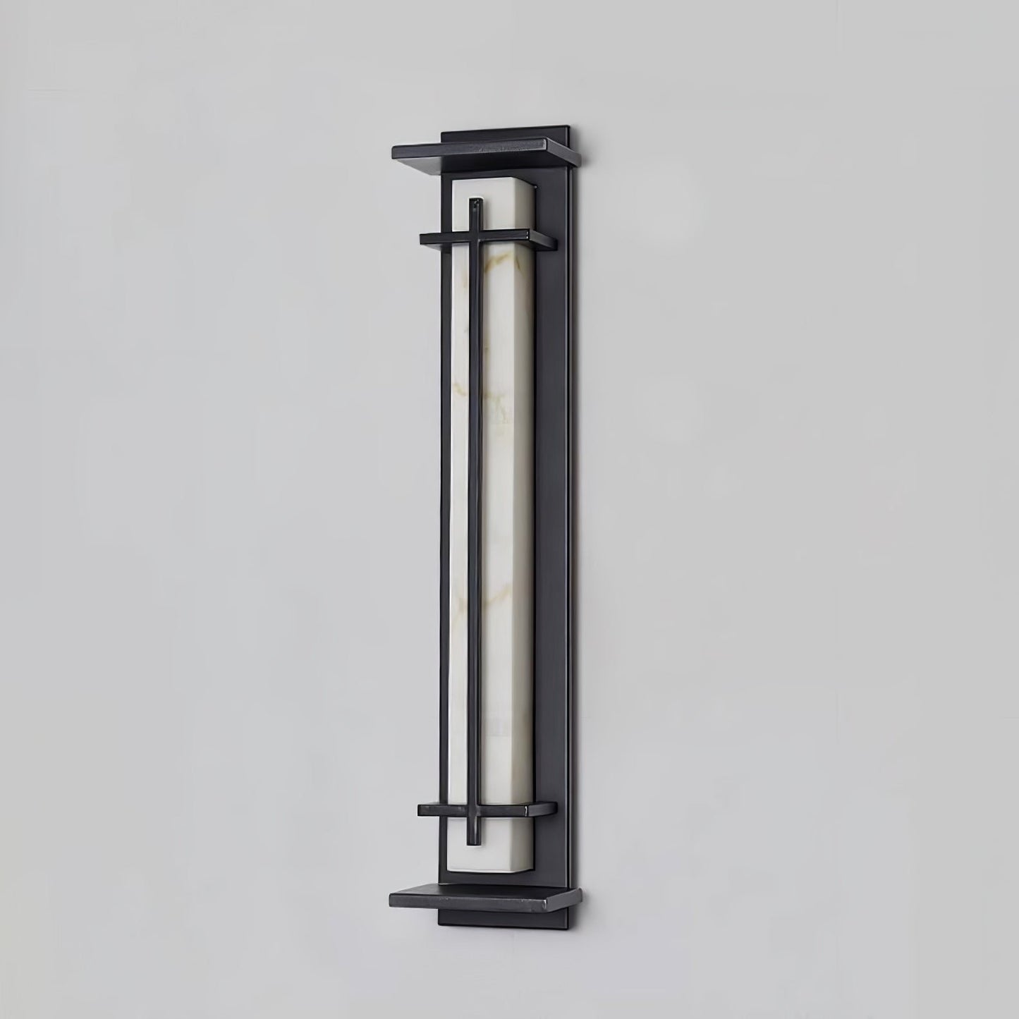 Ray Square Outdoor Wall Light  Imitation Alabaster Waterproof View 21