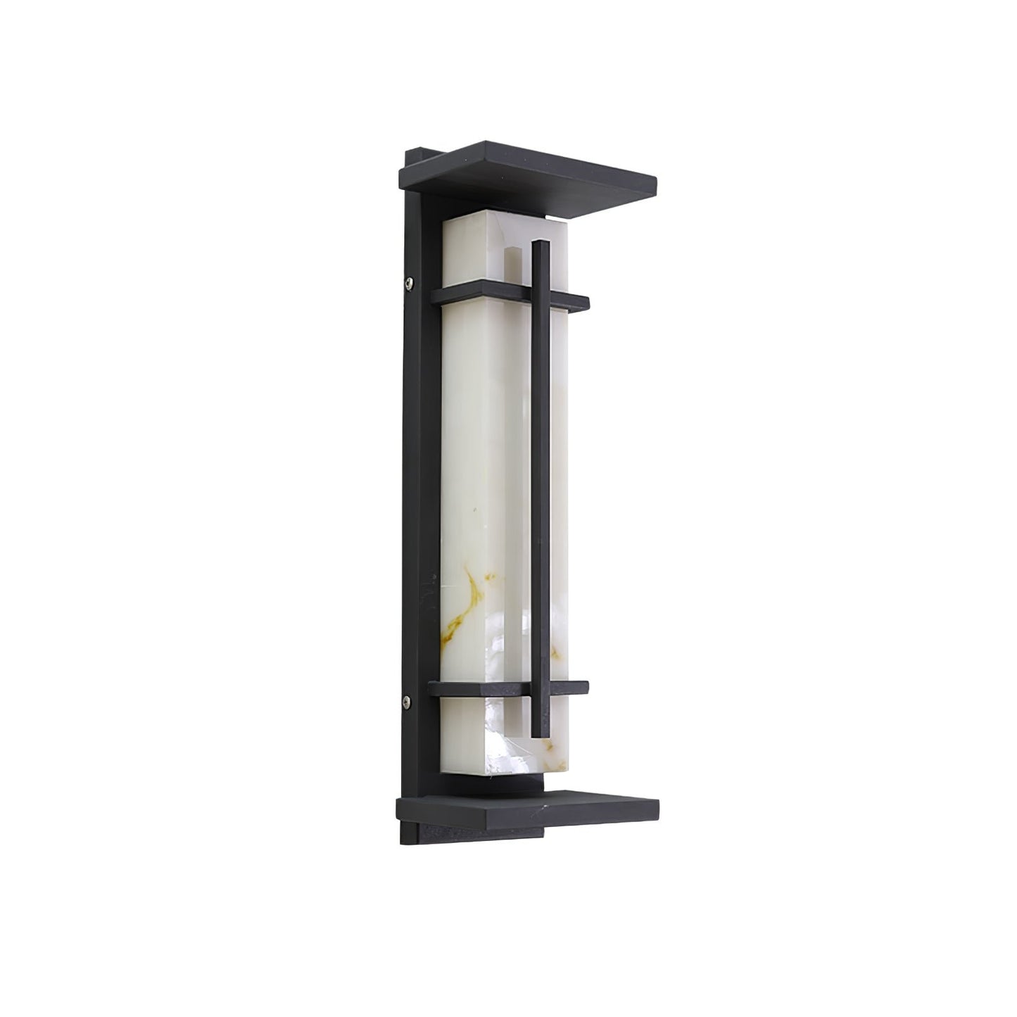 Ray Square Outdoor Wall Light  Imitation Alabaster Waterproof View 25
