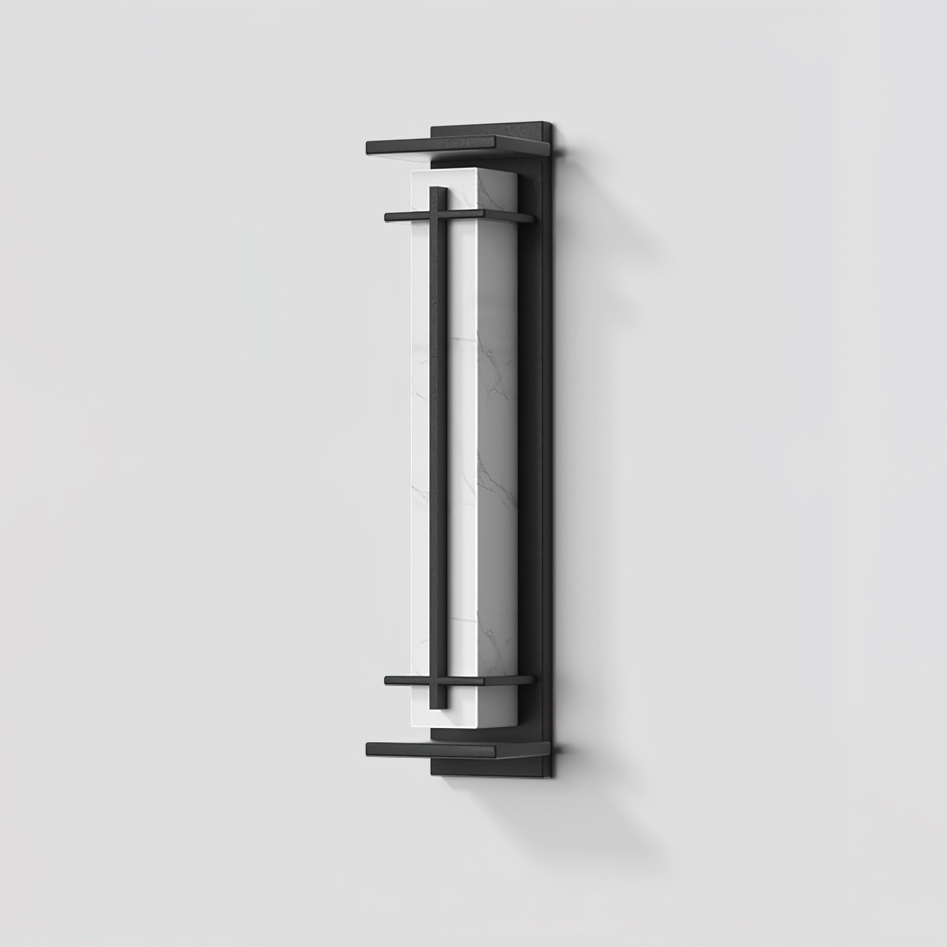 Ray Square Outdoor Wall Light  Imitation Alabaster Waterproof View 28