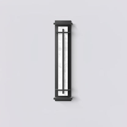 Ray Square Outdoor Wall Light  Imitation Alabaster Waterproof View 29