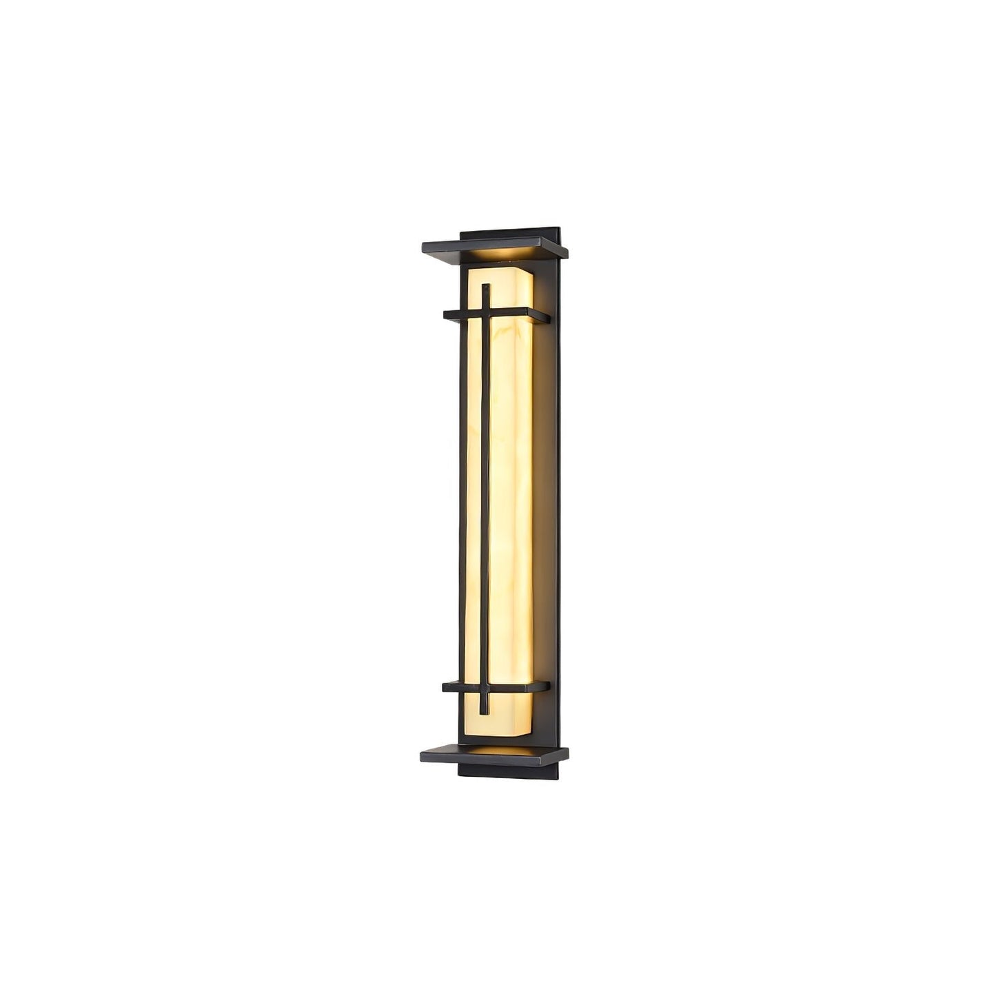 Ray Square Outdoor Wall Light  Imitation Alabaster Waterproof View 43