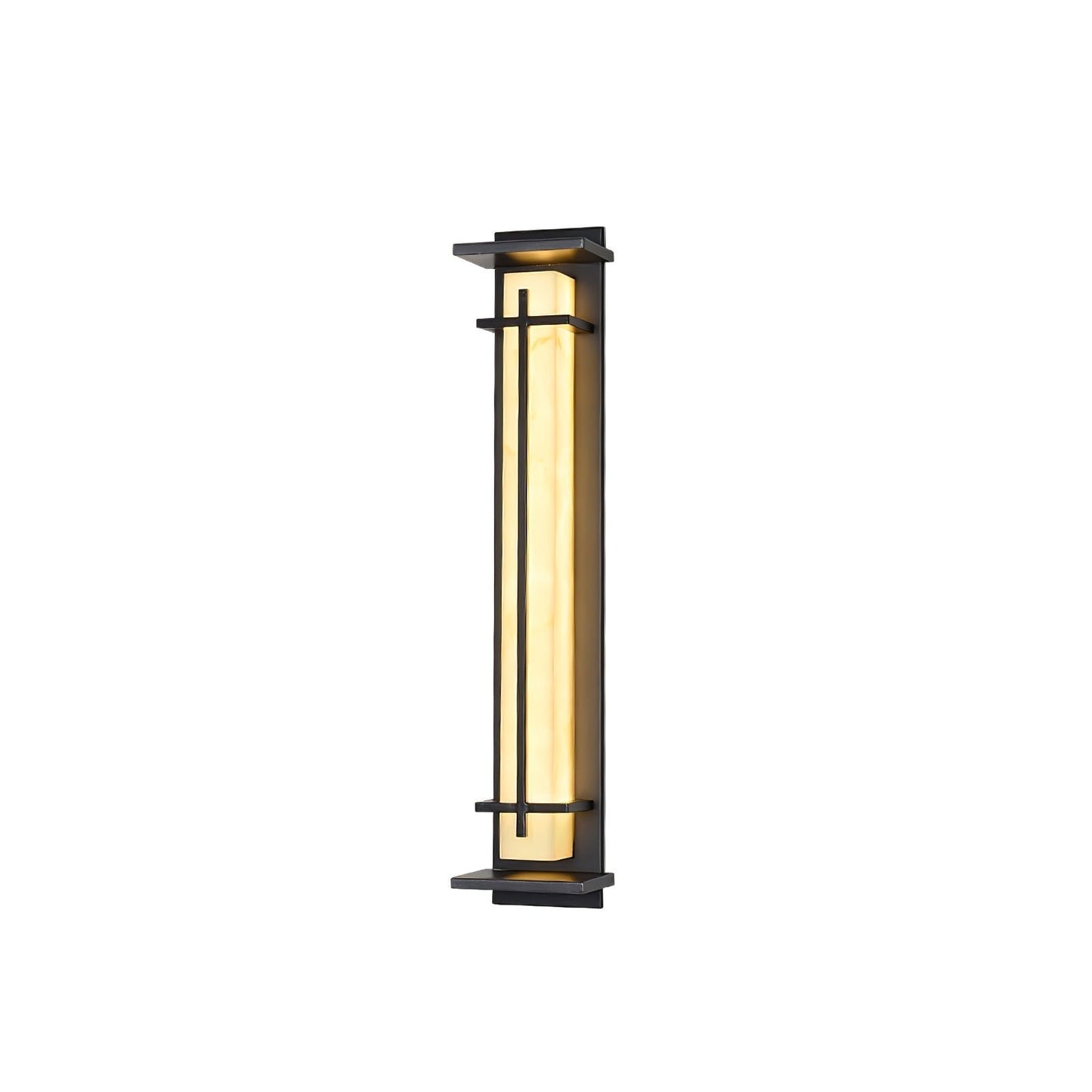 Ray Square Outdoor Wall Light  Imitation Alabaster Waterproof View 44