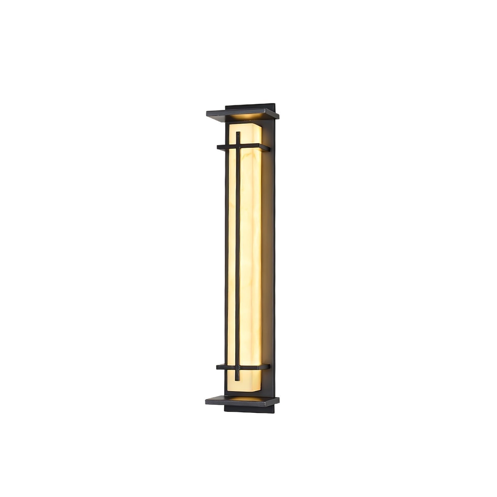 Ray Square Outdoor Wall Light  Imitation Alabaster Waterproof View 44