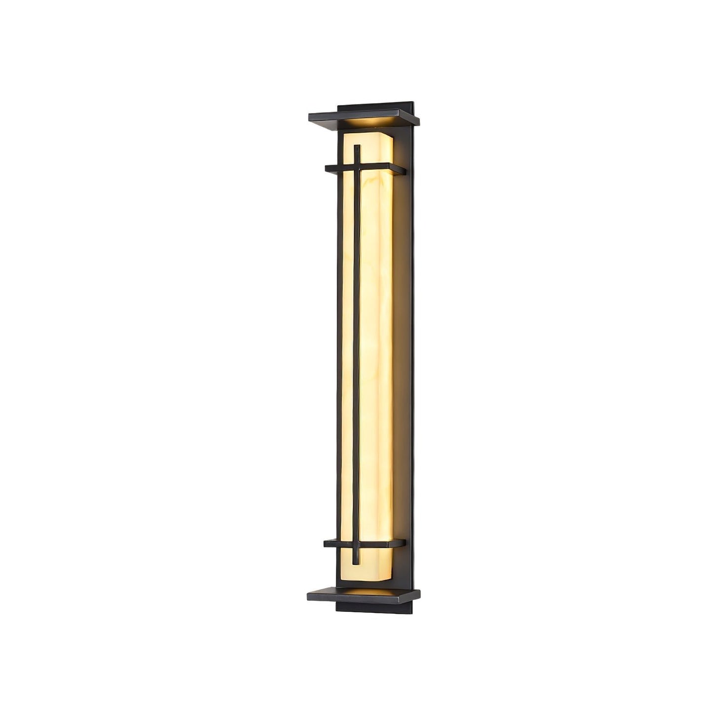 Ray Square Outdoor Wall Light  Imitation Alabaster Waterproof View 46