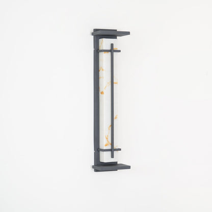 Ray Square Outdoor Wall Light  Imitation Alabaster Waterproof View 47