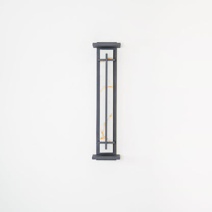 Ray Square Outdoor Wall Light  Imitation Alabaster Waterproof View 48