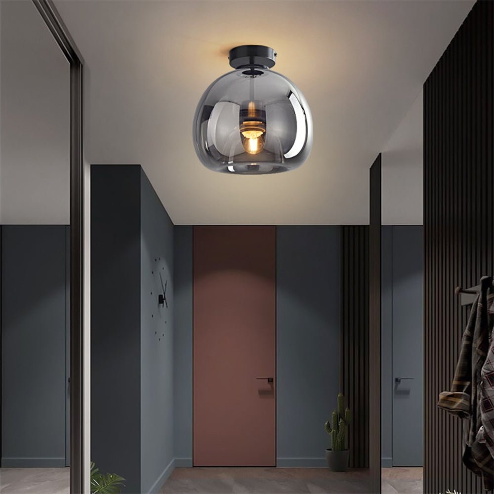 Retro Copper Glass Modern Ceiling Lights Hero
