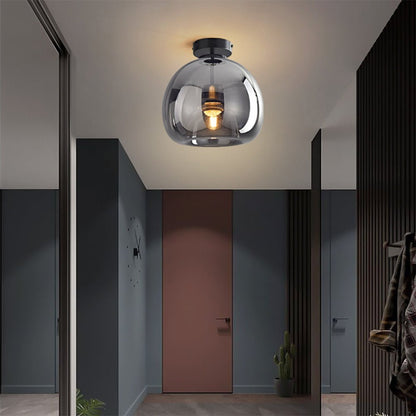 Retro Copper Glass Modern Ceiling Lights Hero